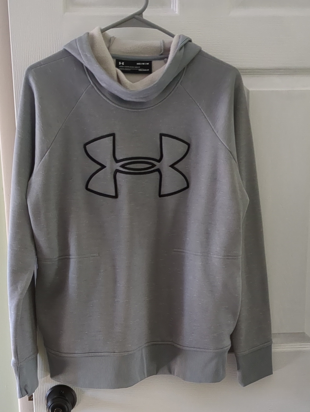 Under Armour Men's Gray Logo Hoodie Sweater